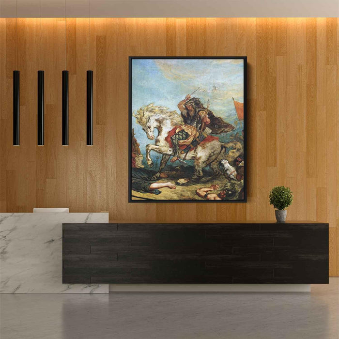 Attila the Hun (1847) by Eugene Delacroix - Canvas Artwork