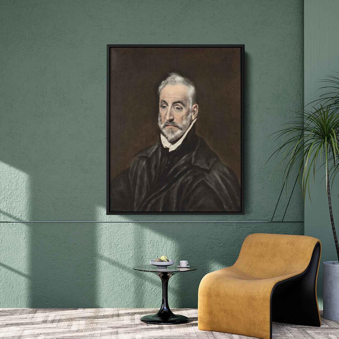 Antonio de Covarrubias (1594) by El Greco - Canvas Artwork