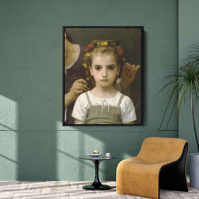 Adornment fields by William-Adolphe Bouguereau - Canvas Artwork