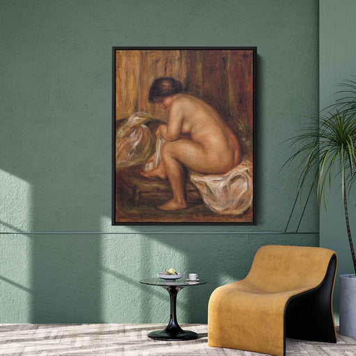 After Bathing (1900) by Pierre-Auguste Renoir - Canvas Artwork