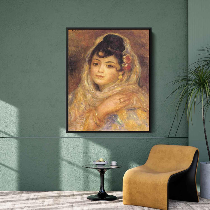 Algerian Woman (1881) by Pierre-Auguste Renoir - Canvas Artwork