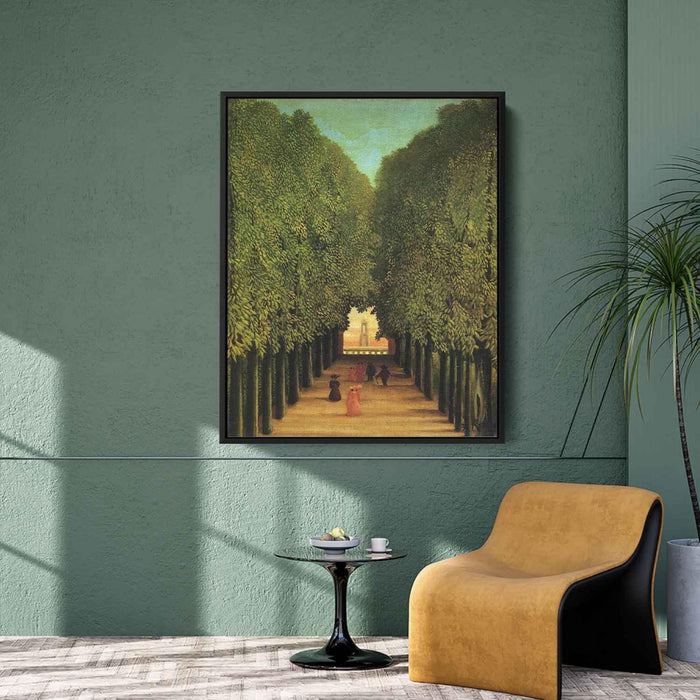 Alleyway in the Park of Saint Cloud (1908) by Henri Rousseau - Canvas Artwork