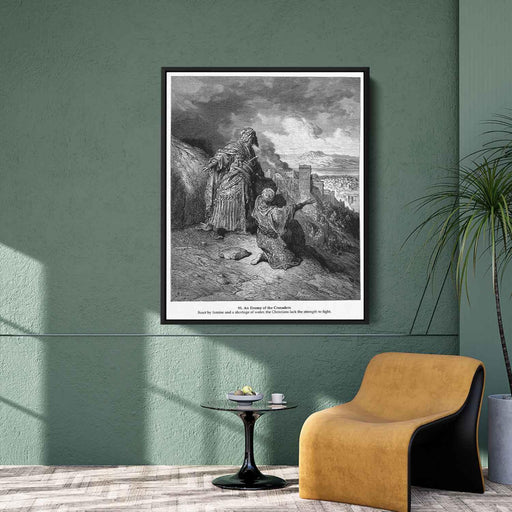 An Enemy of the Crusaders by Gustave Dore - Canvas Artwork