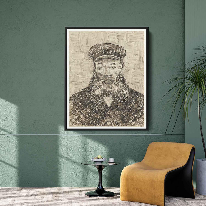 Portrait of the Postman Joseph Roulin (1888) by Vincent van Gogh - Canvas Artwork