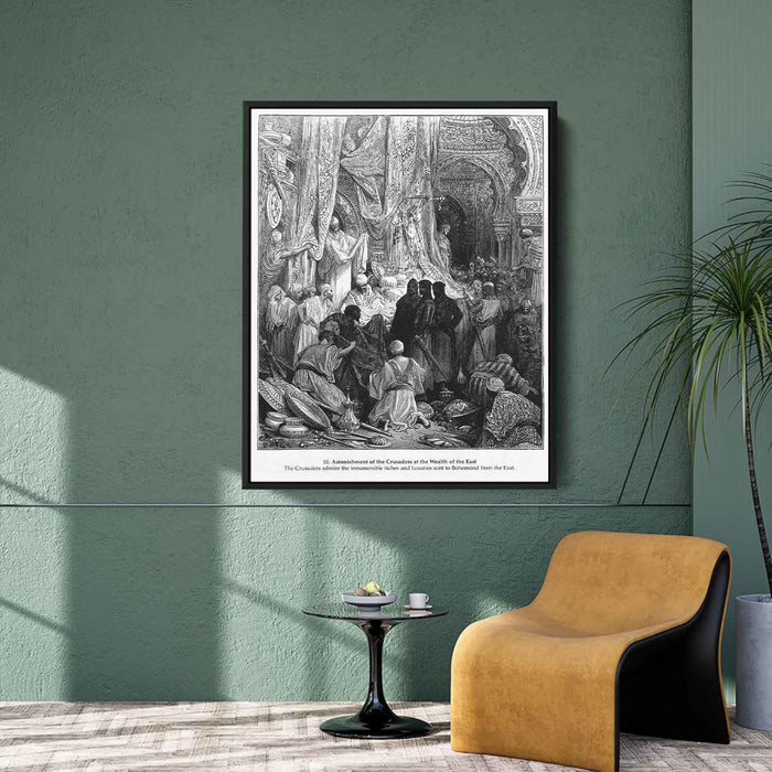 Astonishment of the Crusaders at the Wealth of the East by Gustave Dore - Canvas Artwork