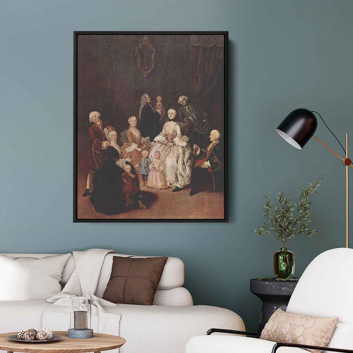 A Patrician Family by Pietro Longhi - Canvas Artwork