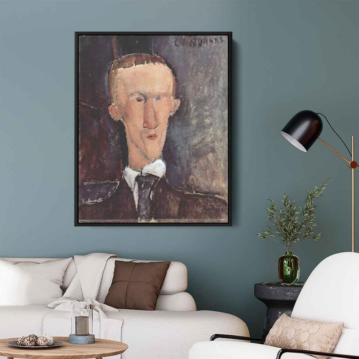 Portrait of Blaise Cendrars (1917) by Amedeo Modigliani - Canvas Artwork