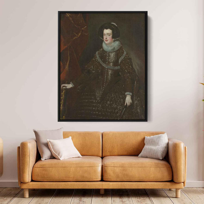 Queen Isabella of Spain wife of Philip IV (1632) by Diego Velazquez - Canvas Artwork