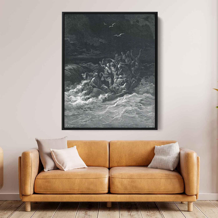 Abishai Saves David's Life by Gustave Dore - Canvas Artwork