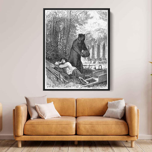 Amateur From Garden by Gustave Dore - Canvas Artwork