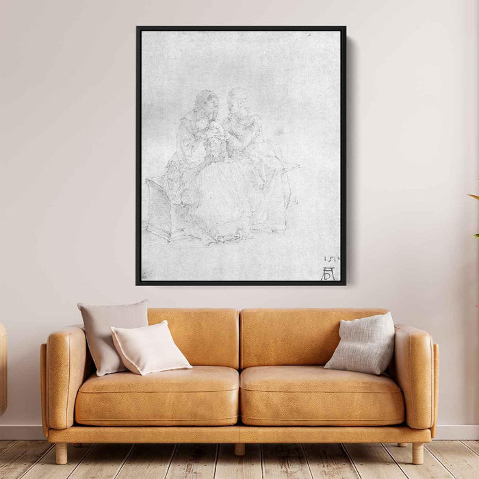 Anna selbdritt by Albrecht Durer - Canvas Artwork