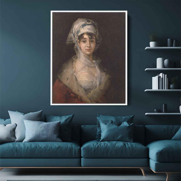 Actress Antonia Zarate (1811) by Francisco Goya - Canvas Artwork