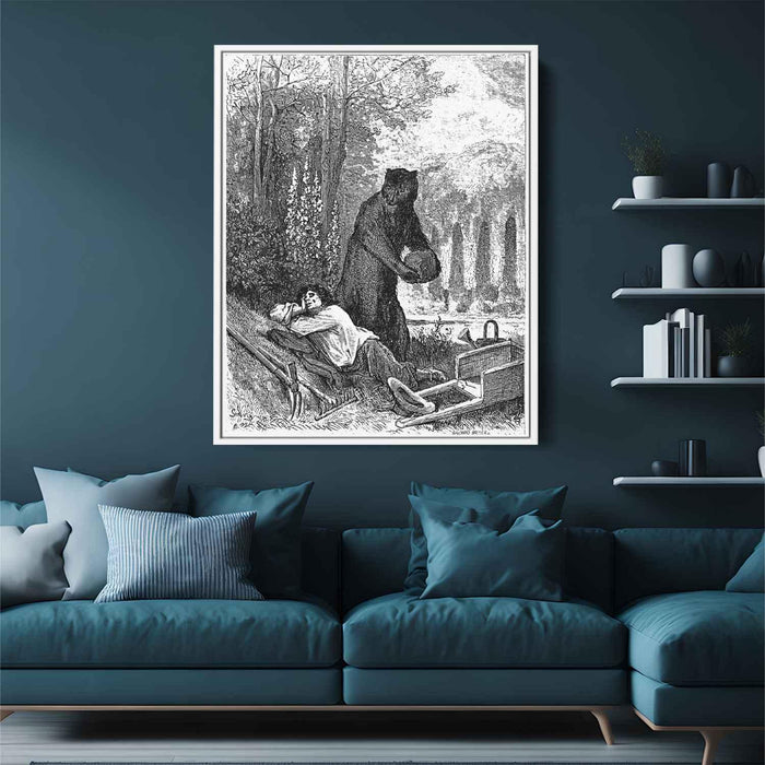 Amateur From Garden by Gustave Dore - Canvas Artwork