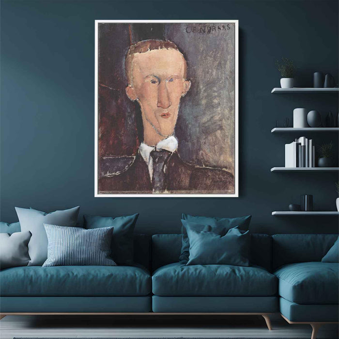 Portrait of Blaise Cendrars (1917) by Amedeo Modigliani - Canvas Artwork