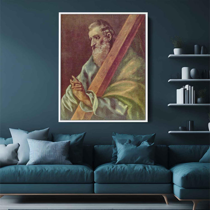 Apostle St. Andrew (1610) by El Greco - Canvas Artwork