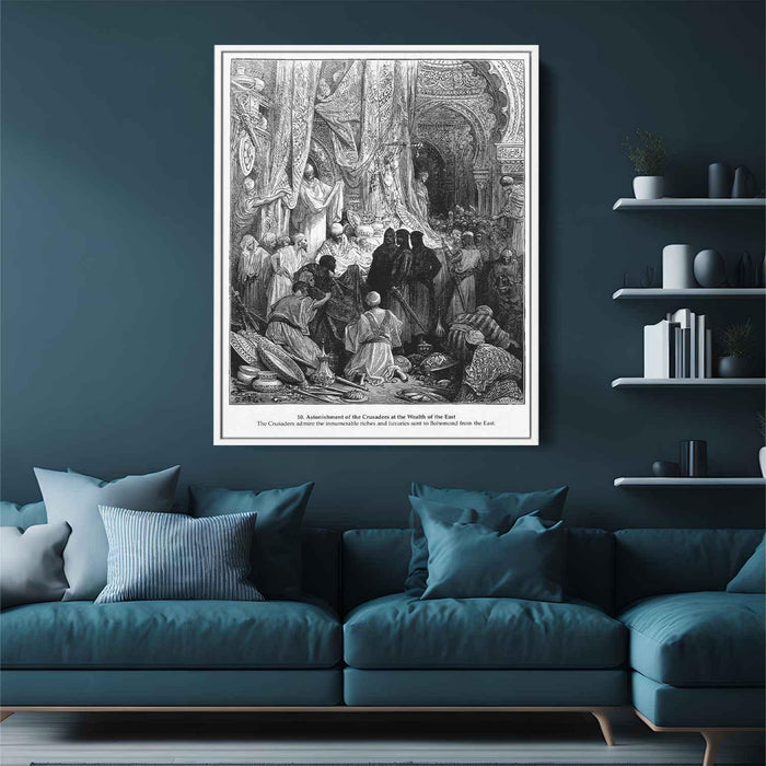 Astonishment of the Crusaders at the Wealth of the East by Gustave Dore - Canvas Artwork