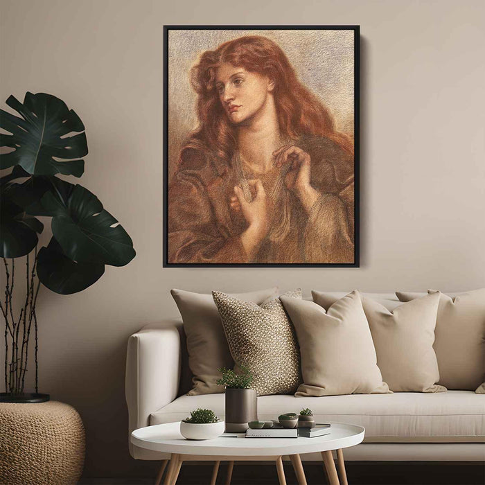 Alexa Wilding (1877) by Dante Gabriel Rossetti - Canvas Artwork