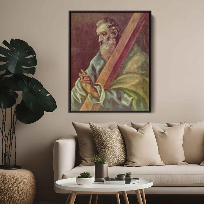 Apostle St. Andrew (1610) by El Greco - Canvas Artwork