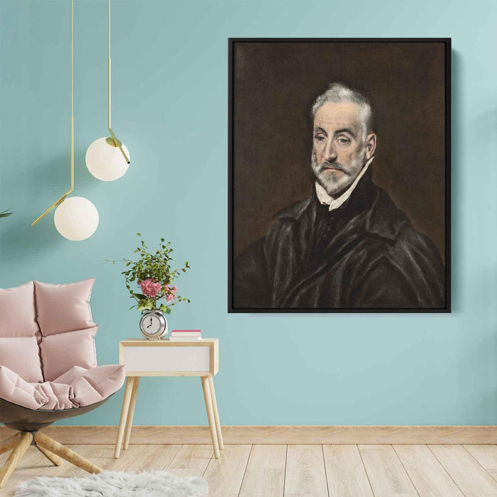 Antonio de Covarrubias (1594) by El Greco - Canvas Artwork