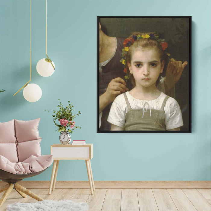 Adornment fields by William-Adolphe Bouguereau - Canvas Artwork