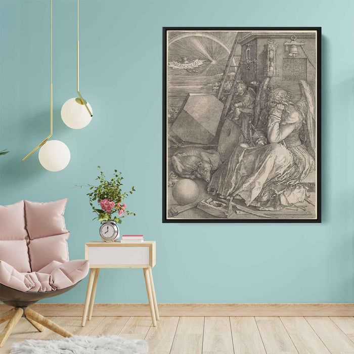 Melancholy I (1514) by Albrecht Durer - Canvas Artwork