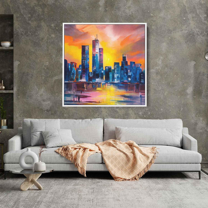 Abstract New York City Skyline #007 - Kanvah