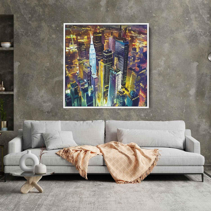 Abstract New York City Skyline #023 - Kanvah