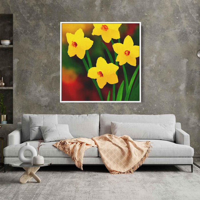 Abstract Daffodils #001 - Kanvah