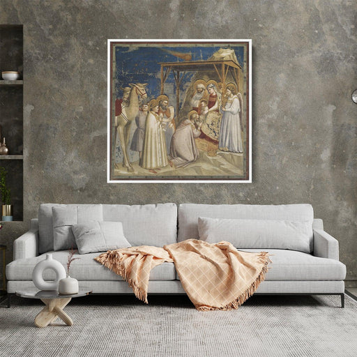 Adoration of the Magi (1306) by Giotto - Kanvah