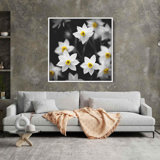 Black and White Daffodils #005 - Kanvah