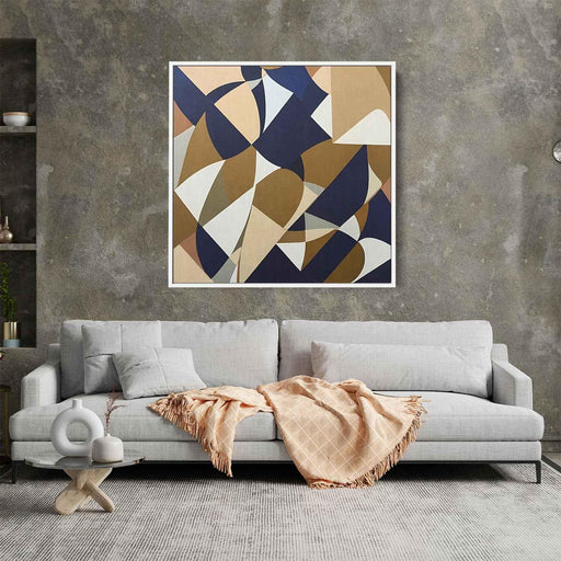 Brown Geometric Abstract #027 - Kanvah