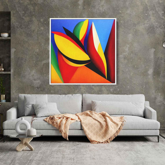 Cubist Oil Birds of Paradise #005 - Kanvah