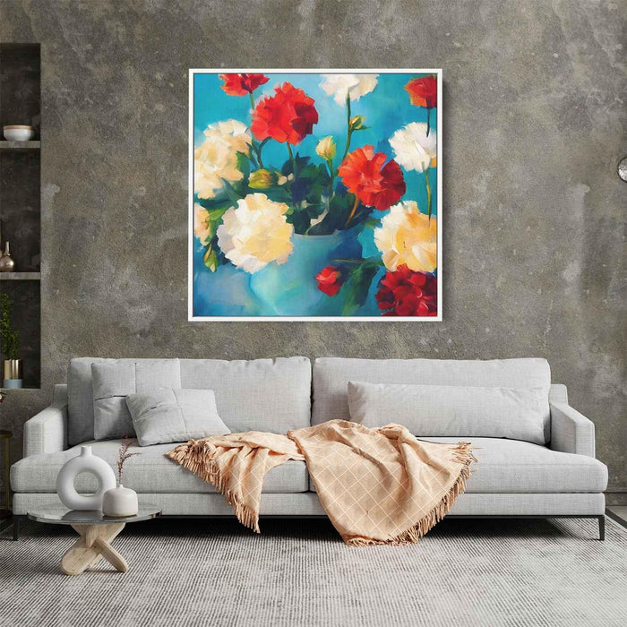Cubist Painting Carnations #007 - Kanvah