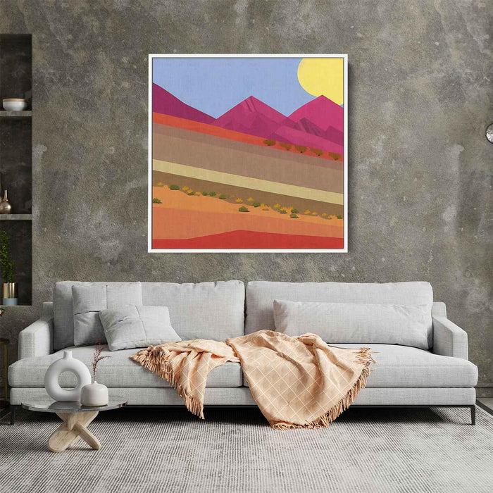 Line Art Desert Mountains #032 - Kanvah