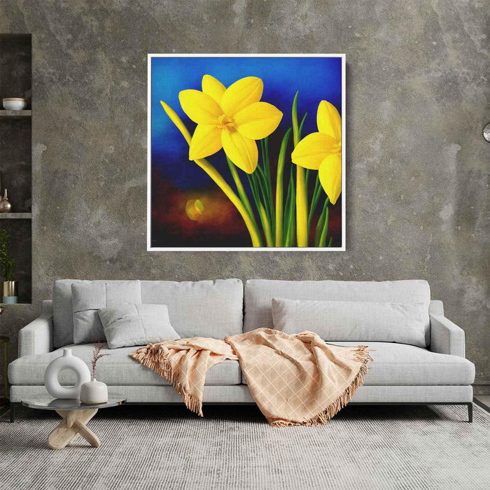 Daffodils Oil Painting #003 - Kanvah