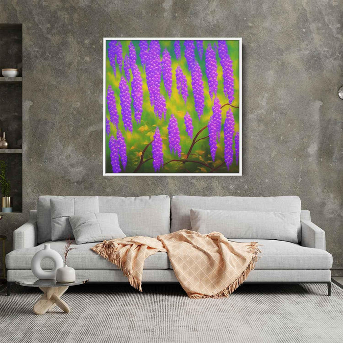 Wisteria Oil Painting #003 - Kanvah