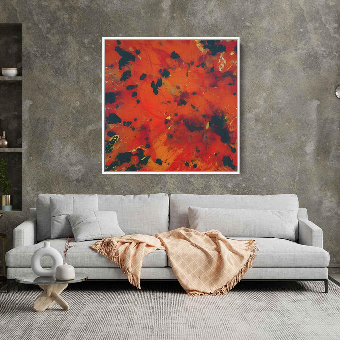 Orange Abstract Splatter #003 - Kanvah