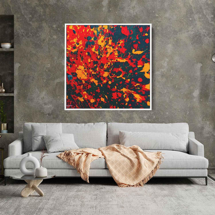 Orange Abstract Splatter #005 - Kanvah