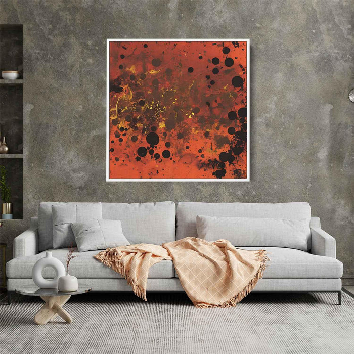 Orange Abstract Splatter #021 - Kanvah