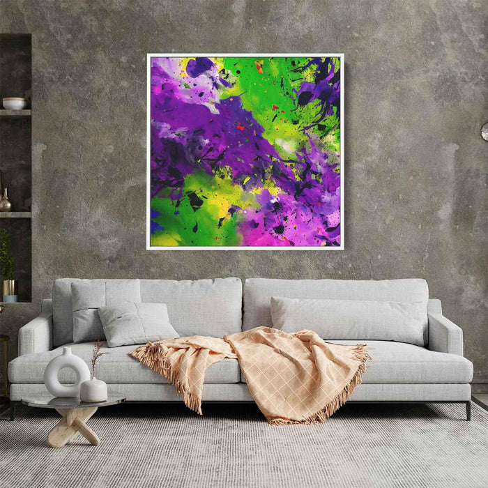 Purple Abstract Splatter #001 - Kanvah