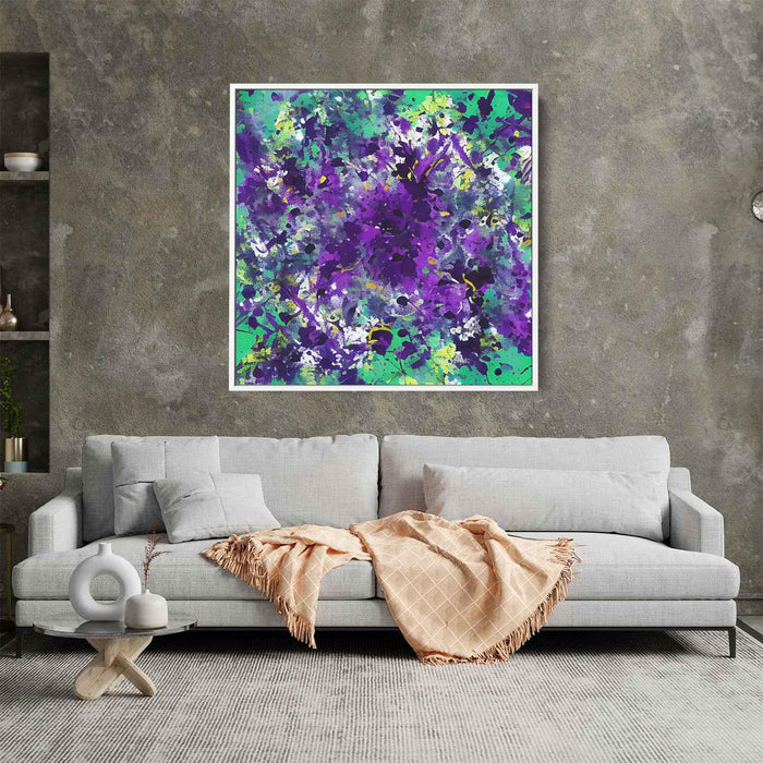Purple Abstract Splatter #005 - Kanvah
