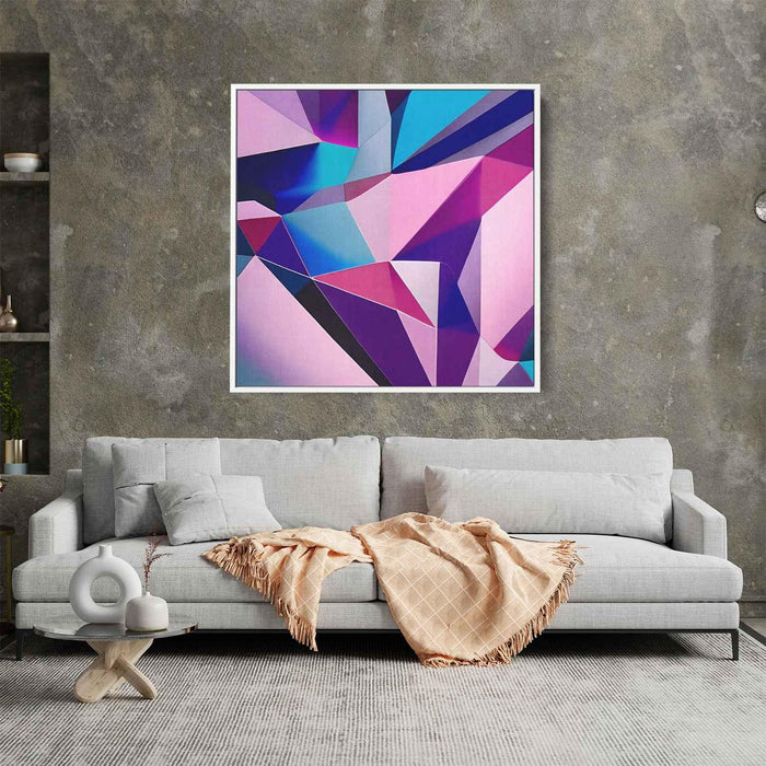 Purple Geometric Abstract #001 - Kanvah