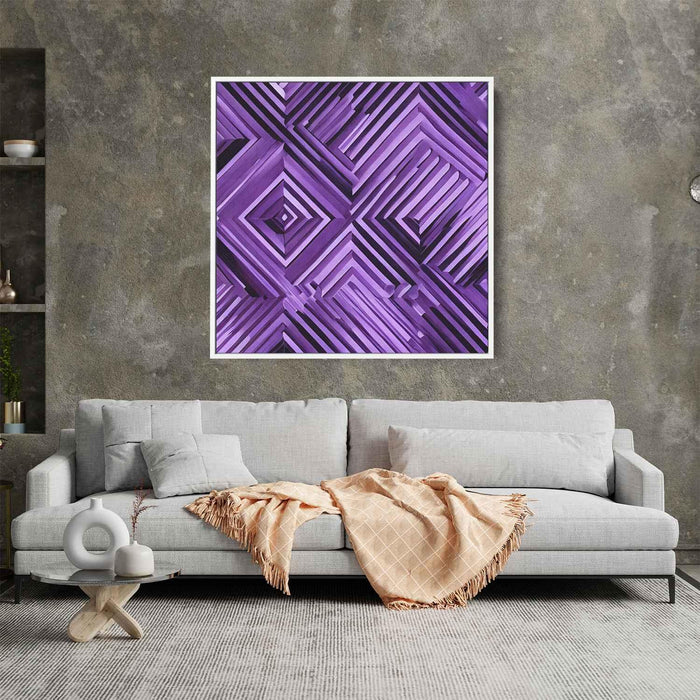 Purple Geometric Abstract #007 - Kanvah