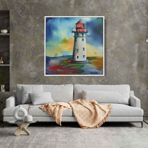 Watercolor Lighthouse #041 - Kanvah