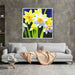 Watercolor Daffodils #003 - Kanvah