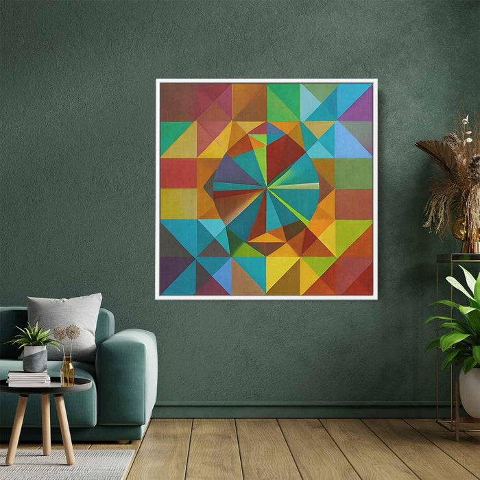 Abstract Geometric Triangles #001 - Kanvah