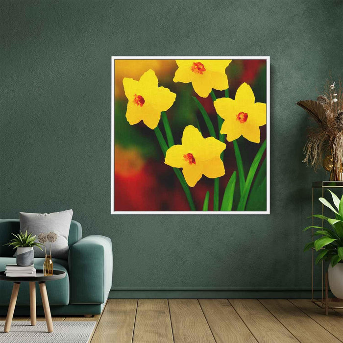 Abstract Daffodils #001 - Kanvah