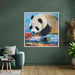 Abstract Panda Bear #047 - Kanvah