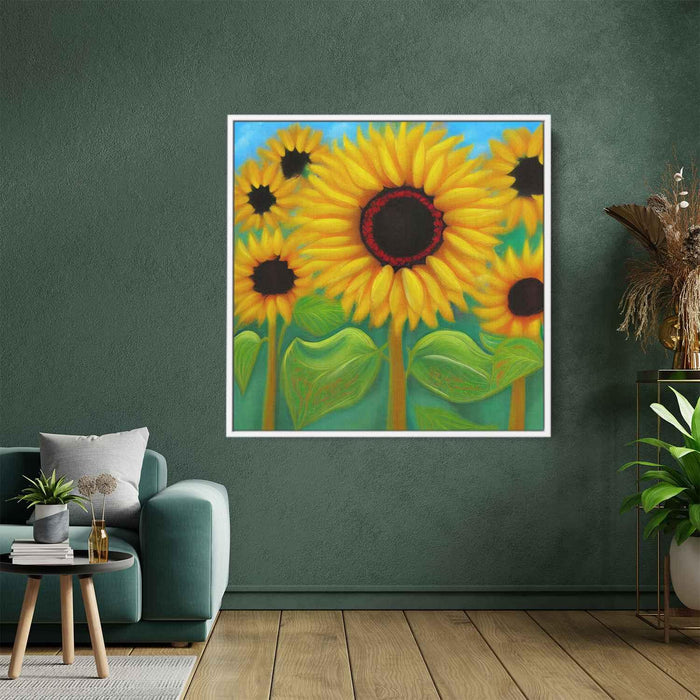 Abstract Sunflower #015 - Kanvah