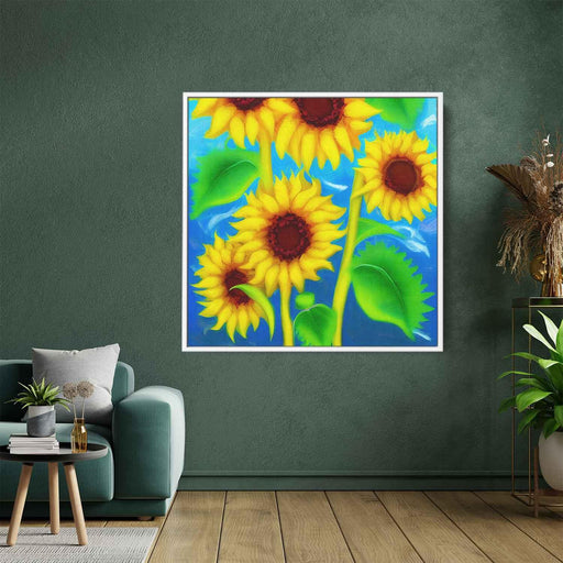Abstract Sunflower #017 - Kanvah